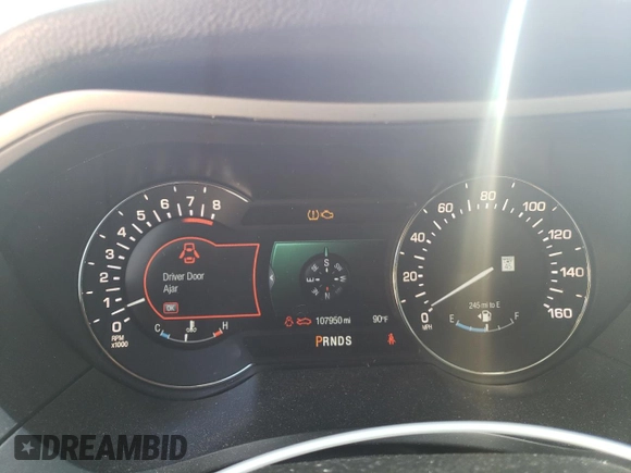 2013 Lincoln MKZ with VIN 3LN6L2GK8DR824415, listed as a Copart auction lot 56383394 with 107,950 mi miles and Salvage Title. Bid and sale history available at DreamBid. Image 9.