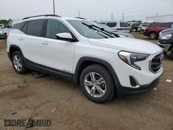 2019 GMC Terrain SLE with VIN 3GKALTEV5KL347979, listed as a Copart auction lot 60926995 with 64,389 mi miles and Clean title. Bid and sale history available at DreamBid. Image 4.