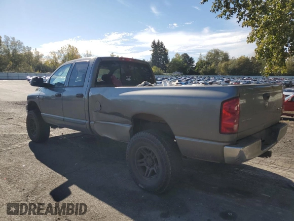 2007 Dodge Ram 2500 SLT with VIN 3D7KS28A07G839699, listed as a Copart auction lot 74233614 with 126,771 mi miles and Clean Title. Bid and sale history available at carsss.com. Image 2.