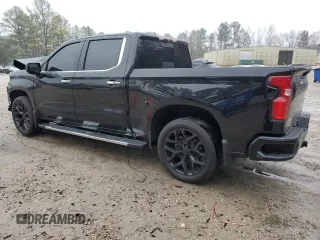 2020 Chevrolet Silverado 1500 High Country with VIN 1GCUYHED7LZ248458, listed as a Copart auction lot 44598785 with 91,793 mi miles and Salvage Title. Bid and sale history available at carsss.com. Image 2.