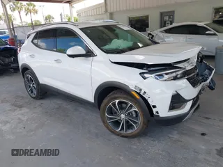 2020 Buick Encore GX Essence with VIN KL4MMFSL5LB127474, listed as a IAAI auction lot 42166437 with 16,098 mi miles and . Bid and sale history available at DreamBid. Image 1.