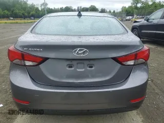 2016 Hyundai Elantra SE with VIN KMHDH4AE1GU645900, listed as a Copart auction lot 56378265 with 40,206 mi miles and Salvage title. Bid and sale history available at DreamBid. Image 6.