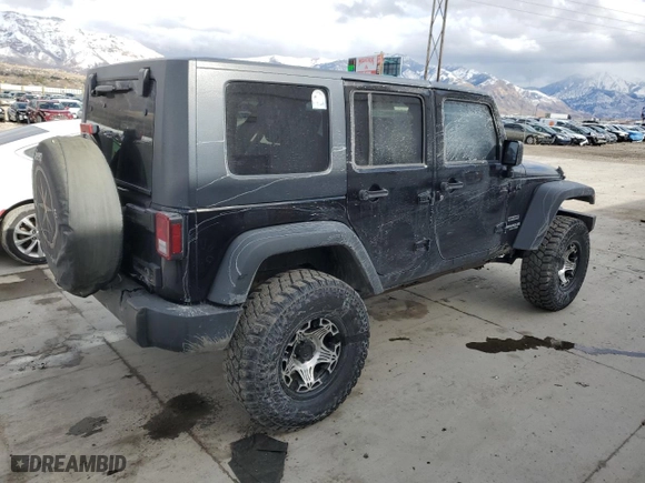 2010 Jeep Wrangler Unlimited Sport with VIN 1J4BA3H17AL125124, listed as a Copart auction lot 48826125 with 89,632 mi miles and Salvage Title. Bid and sale history available at carsss.com. Image 3.