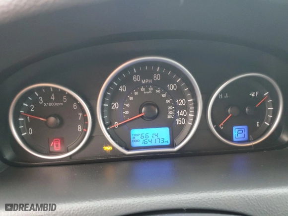 2009 Hyundai Veracruz GLS with VIN KM8NU73C69U092063, listed as a Copart auction lot 79661134 with 164,173 mi miles and Salvage Title. Bid and sale history available at carsss.com. Image 9.