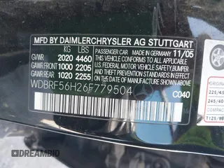 2006 Mercedes-Benz C 230 Sport с VIN WDBRF56H26F779504, выставлен на аукционе IAAI как лот 42283652 с пробегом 220 417 миль миль и . История ставок и продаж доступна на DreamBid. Изображение 9.