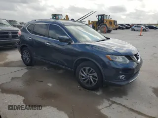 2016 Nissan Rogue SL with VIN 5N1AT2MT3GC828608, listed as a Copart auction lot 51308295 with 141,451 mi miles and Salvage Title. Bid and sale history available at DreamBid. Image 4.