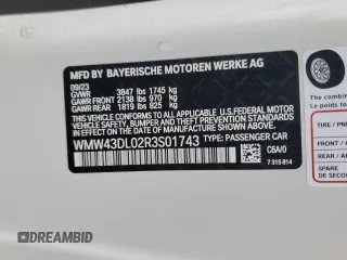 2024 MINI Convertible Cooper S z VIN WMW43DL02R3S01743, wystawiony jako Copart lot #70023744 z przebiegiem 6 847 mil mil oraz Szkoda całkowita • Salvage title. Historia ofert i sprzedaży dostępna na DreamBid. Obrazek 12.