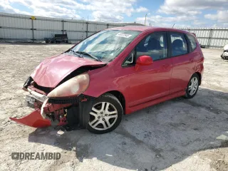 2008 Honda Fit Sport with VIN JHMGD38628S045663, listed as a Copart auction lot 48222545 with 148,236 mi miles and Salvage Title. Bid and sale history available at carsss.com. Image 1.