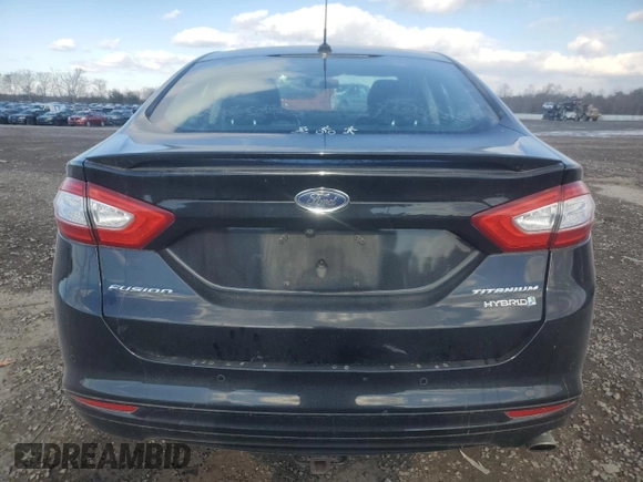 2016 Ford Fusion Titanium Hybrid with VIN 3FA6P0RU1GR100099, listed as a Copart auction lot 88540565 with 232,915 mi miles and Salvage Title. Bid and sale history available at carsss.com. Image 6.