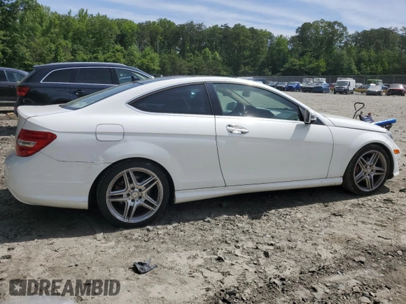2013 Mercedes-Benz C 250 with VIN WDDGJ4HB7DF980649, listed as a Copart auction lot 57817425 with 109,210 mi miles and Salvage title. Bid and sale history available at DreamBid. Image 3.