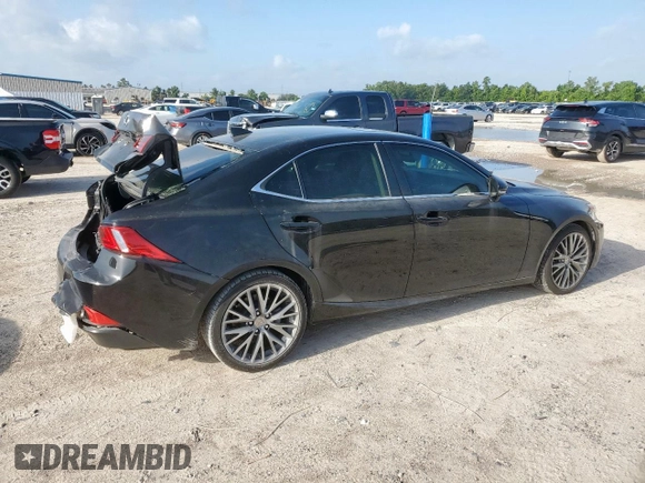 2014 Lexus IS 250 with VIN JTHBF1D21E5033364, listed as a Copart auction lot 61505885 with 96,171 mi miles and Salvage title. Bid and sale history available at DreamBid. Image 3.