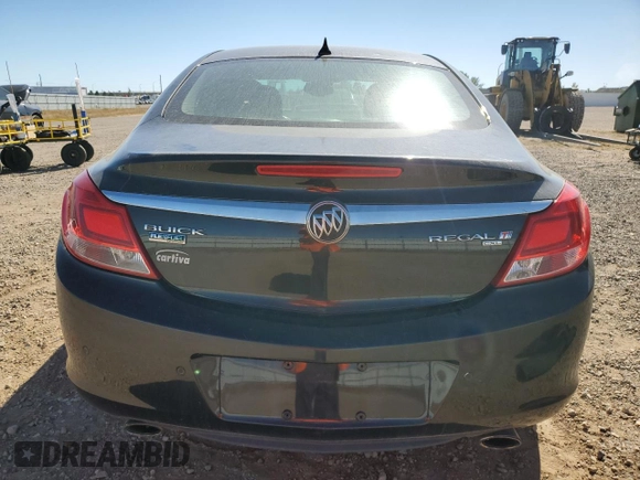 2011 Buick Regal CXL Turbo TO6 with VIN W04G05GV7B1041603, listed as a Copart auction lot 72467774 with 146,729 mi miles and Salvage Title. Bid and sale history available at carsss.com. Image 6.