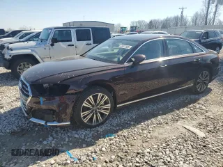 2020 Audi A8 with VIN WAU8DAF84LN014109, listed as a Copart auction lot 48527885 with 17,319 mi miles and Non Repairable. Bid and sale history available at carsss.com. Image 1.