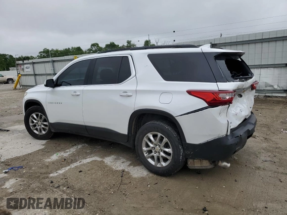 2020 Chevrolet Traverse LT Cloth z VIN 1GNERGKW7LJ317236, wystawiony jako Copart lot #58713465 z przebiegiem 79 070 mil mil oraz Szkoda całkowita • Salvage title. Historia ofert i sprzedaży dostępna na DreamBid. Obrazek 2.