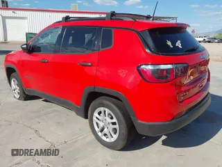 2017 Jeep Compass Sport with VIN 3C4NJDABXHT642198, listed as a IAAI auction lot 42385002 with 82,626 mi miles and . Bid and sale history available at DreamBid. Image 3.