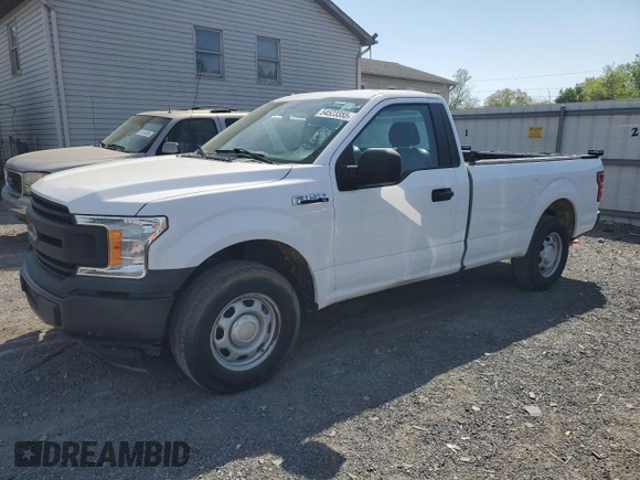2019 Ford F-150 XL with VIN 1FTMF1CB4KKE70932, listed as a Copart auction lot 54523355 with 142,641 mi miles and Clean Title. Bid and sale history available at carsss.com. Image 1.
