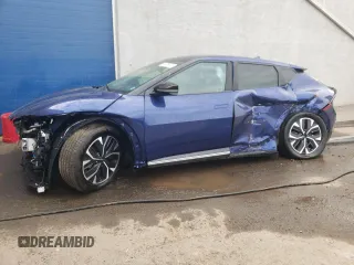 2023 Kia EV6 Wind with VIN KNDC34LA2P5128611, listed as a Copart auction lot 73952204 with 24,984 mi miles and Non Repairable. Bid and sale history available at carsss.com. Image 1.