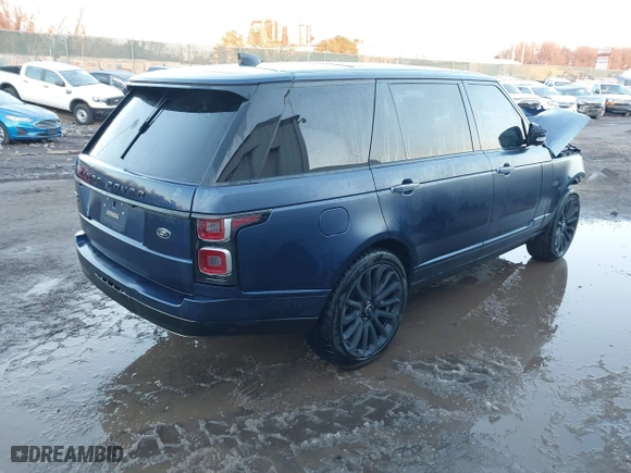 2020 Land Rover Range Rover Autobiography with VIN SALGV5SE5LA401539, listed as a IAAI auction lot 41394368 with 35,631 mi miles. Bid and sale history available at carsss.com. Image 4.