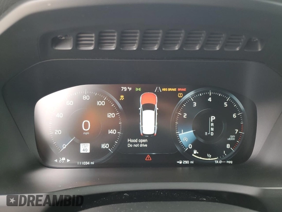 2017 Volvo XC90 with VIN YV4102XM4H1147790, listed as a Copart auction lot 83623954 with 111,034 mi miles and Salvage Title. Bid and sale history available at DreamBid. Image 9.