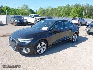 2023 Audi A3 Premium with VIN WAUAUDGY1PA070894, listed as a IAAI auction lot 42045730 with 52,397 mi miles. Bid and sale history available at carsss.com. Image 2.