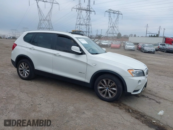 2014 BMW X3 xDrive28i with VIN 5UXWX9C51E0D28246, listed as a IAAI auction lot 41901264 with 177,651 mi miles and . Bid and sale history available at DreamBid. Image 1.