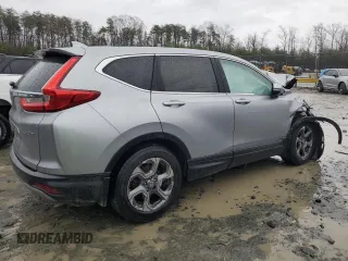 2019 Honda CR-V EX-L with VIN 5J6RW1H86KA041049, listed as a Copart auction lot 84412624 with 0 mi miles and Salvage Title. Bid and sale history available at carsss.com. Image 3.