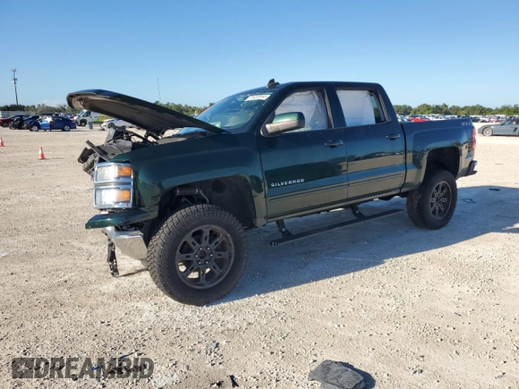 2015 Chevrolet Silverado 1500 LT with VIN 3GCUKREC3FG186673, listed as a Copart auction lot 72437844 with Not Provided miles and Salvage Title. Bid and sale history available at DreamBid. Image 1.