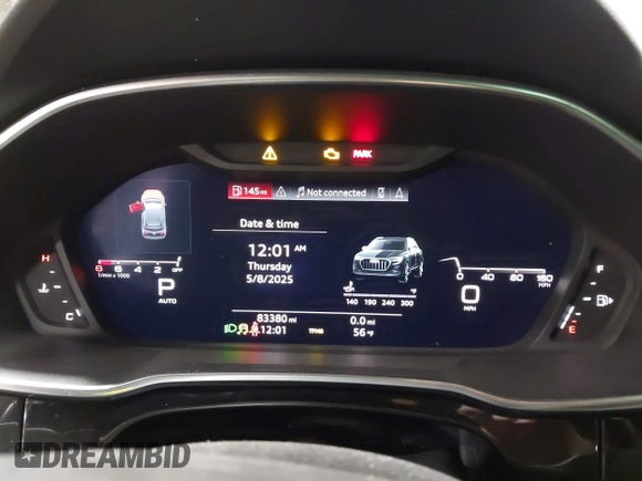 2021 Audi Q3 S line Premium Plus with VIN WA1EECF31M1060356, listed as a IAAI auction lot 42242850 with 83,380 mi miles and . Bid and sale history available at DreamBid. Image 7.
