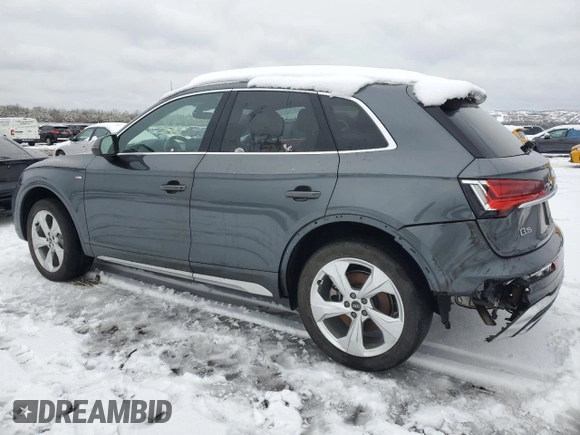 2022 Audi Q5 S line Premium Plus with VIN WA1EAAFY1N2090352, listed as a Copart auction lot 44381355 with 0 mi miles and Salvage Title. Bid and sale history available at carsss.com. Image 2.