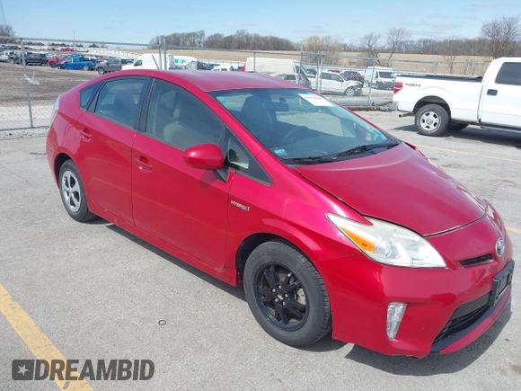 2013 Toyota Prius One with VIN JTDKN3DU5D0344180, listed as a IAAI auction lot 41961084 with 90,173 mi miles and . Bid and sale history available at DreamBid. Image 18.