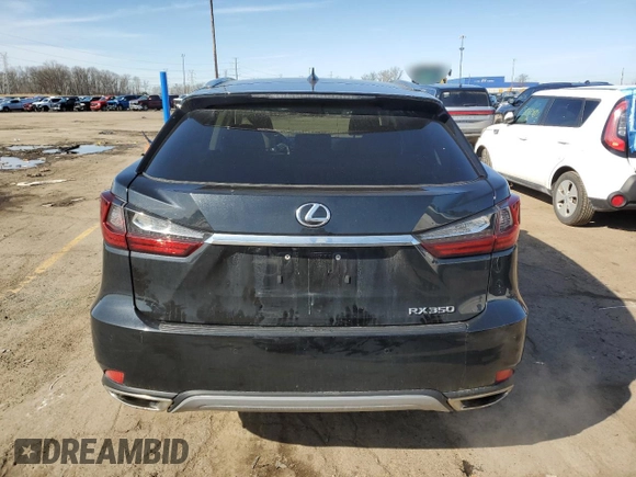 2020 Lexus RX 350 with VIN 2T2HZMDAXLC214194, listed as a Copart auction lot 51588505 with 60,132 mi miles and Clean Title. Bid and sale history available at DreamBid. Image 6.