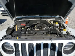 2018 Jeep Wrangler Unlimited Sahara with VIN 1C4HJXEG6JW112198, listed as a Copart auction lot 63412775 with 34,853 mi miles and Salvage title. Bid and sale history available at DreamBid. Image 11.