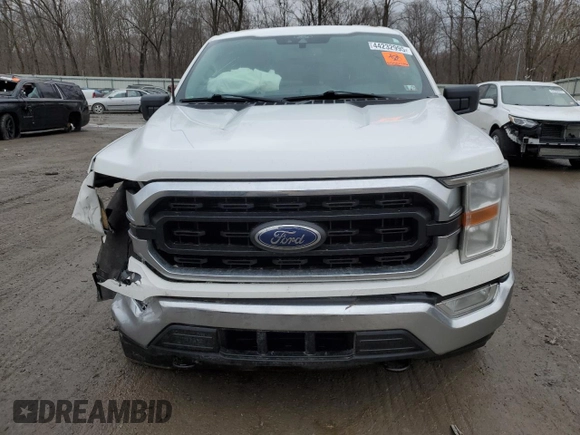 2021 Ford F-150 XL with VIN 1FTFW1E87MFC08425, listed as a Copart auction lot 44232995 with 67,583 mi miles and Salvage Title. Bid and sale history available at carsss.com. Image 5.