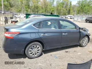 2014 Nissan Sentra S with VIN 3N1AB7AP9EY331520, listed as a Copart auction lot 53931085 with 106,587 mi miles and Salvage Title. Bid and sale history available at DreamBid. Image 3.