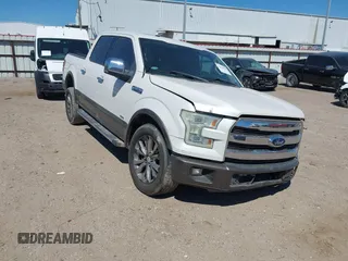 2015 Ford F-150 XL with VIN 1FTEW1CG0FKE70500, listed as a IAAI auction lot 41828045 with 170,519 mi miles. Bid and sale history available at carsss.com. Image 1.