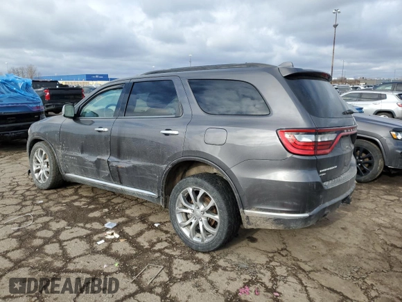 2017 Dodge Durango Citadel с VIN 1C4RDJEG5HC937704, выставлен на аукционе Copart как лот 58171025 с пробегом 108 628 миль миль и Списание • Salvage title. История ставок и продаж доступна на DreamBid. Изображение 2.