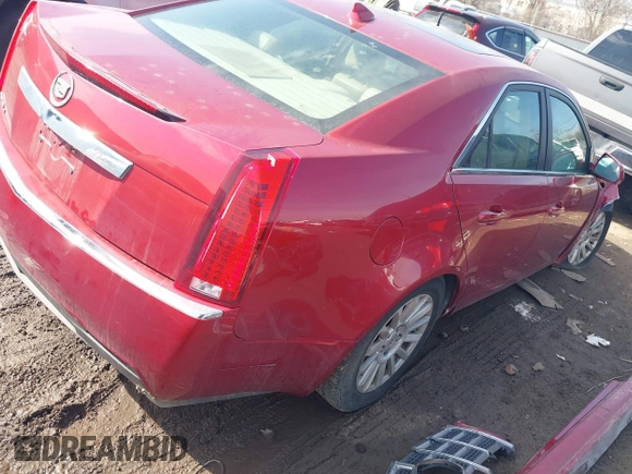 2012 Cadillac CTS Sedan Luxury with VIN 1G6DG5E59C0131806, listed as a IAAI auction lot 41708697 with 143,020 mi miles. Bid and sale history available at carsss.com. Image 4.