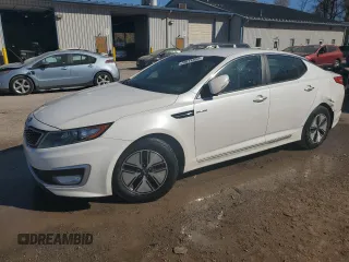2013 Kia Optima Hybrid LX with VIN KNAGM4AD3D5060467, listed as a Copart auction lot 76614304 with 152,389 mi miles and Salvage Title. Bid and sale history available at carsss.com. Image 1.