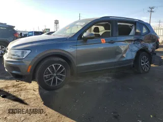 2021 Volkswagen Tiguan S with VIN 3VV0B7AX7MM135897, listed as a Copart auction lot 84140564 with 0 mi miles and Salvage Title. Bid and sale history available at carsss.com. Image 1.