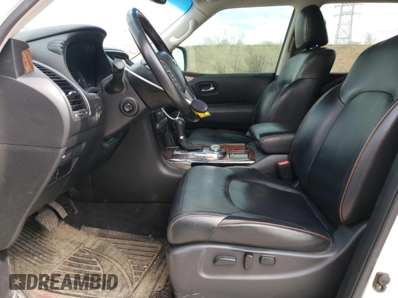 2017 Nissan Armada SV z VIN JN8AY2NC3H9504002, wystawiony jako Copart lot #54326965 z przebiegiem 86 469 mil mil oraz Szkoda całkowita • Salvage title. Historia ofert i sprzedaży dostępna na DreamBid. Obrazek 7.
