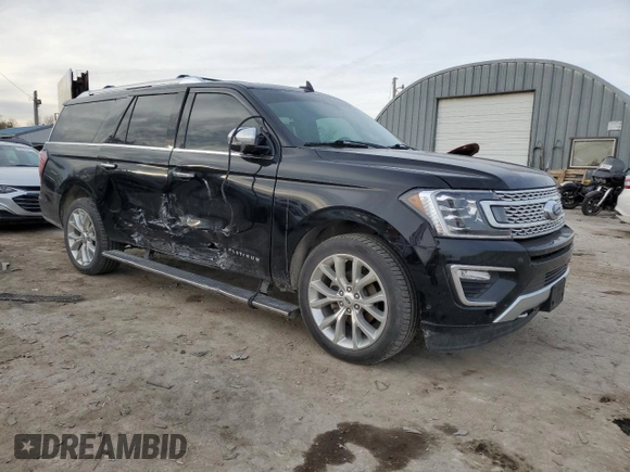 2019 Ford Expedition Max Platinum z VIN 1FMJK1MTXKEA57820, wystawiony jako Copart lot #82430554 z przebiegiem 74 363 mil mil oraz Szkoda całkowita • Salvage title. Historia ofert i sprzedaży dostępna na DreamBid. Obrazek 4.