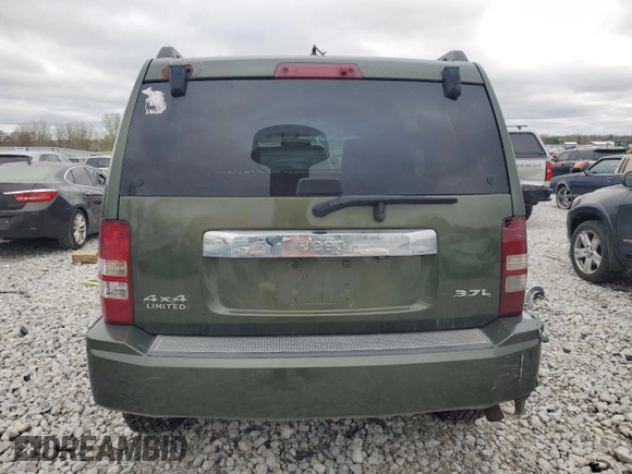 2008 Jeep Liberty Limited with VIN 1J8GN58K08W207430, listed as a Copart auction lot 53733945 with 264,595 mi miles and Clean Title. Bid and sale history available at DreamBid. Image 6.