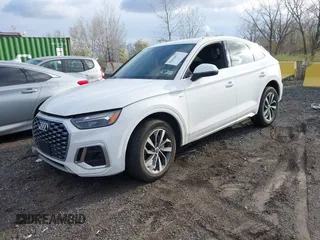 2023 Audi Q5 Sportback S line Premium Plus with VIN WA15AAFY9P2015093, listed as a IAAI auction lot 42024672 with 14,680 mi miles and . Bid and sale history available at DreamBid. Image 18.