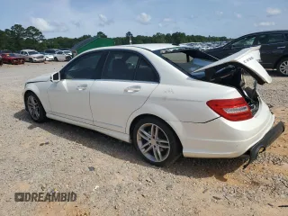 2014 Mercedes-Benz C 250 Sport with VIN WDDGF4HB5EG193499, listed as a Copart auction lot 56962835 with 182,547 mi miles and Salvage title. Bid and sale history available at DreamBid. Image 2.