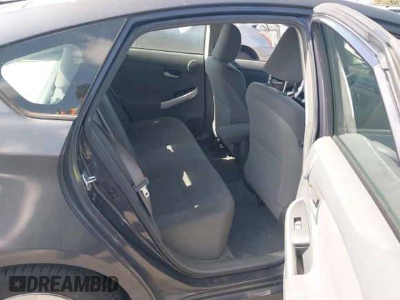 2011 Toyota Prius I with VIN JTDKN3DU2B0279835, listed as a IAAI auction lot 42261649 with 201,749 mi miles and . Bid and sale history available at DreamBid. Image 8.