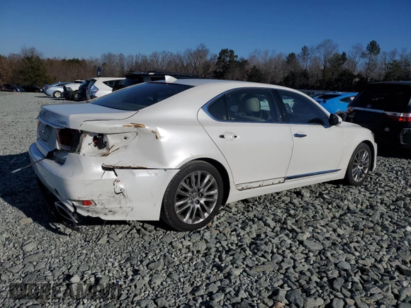 2015 Lexus LS 460 L with VIN JTHGL5EF8F5054334, listed as a Copart auction lot 87248924 with 167,791 mi miles and Salvage title. Bid and sale history available at DreamBid. Image 3.