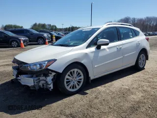 2017 Subaru Impreza Premium with VIN 4S3GTAD65H3735982, listed as a Copart auction lot 53424495 with 99,963 mi miles and Salvage title. Bid and sale history available at DreamBid. Image 1.