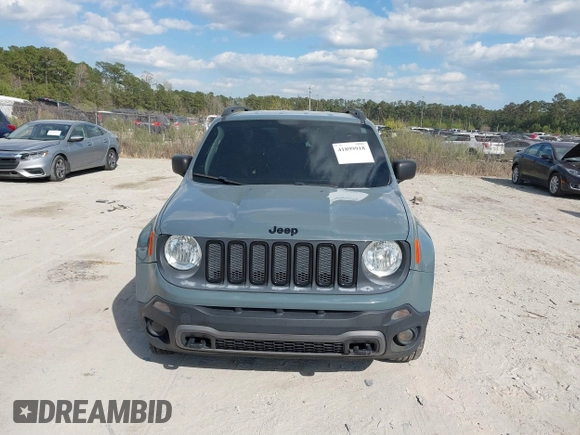 2018 Jeep Renegade Sport with VIN ZACCJBAB2JPH34804, listed as a IAAI auction lot 41899918 with 127,016 mi miles. Bid and sale history available at carsss.com. Image 12.