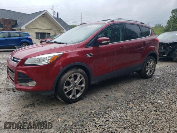 2014 Ford Escape Titanium z VIN 1FMCU0J95EUA82835, wystawiony jako Copart lot #59901675 z przebiegiem 155 193 mil mil oraz Czysty tytuł • Clean title. Historia ofert i sprzedaży dostępna na DreamBid. Obrazek 1.