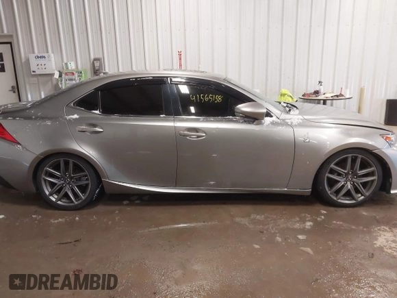 2015 Lexus IS 250 with VIN JTHBF1D25F5059385, listed as a IAAI auction lot 41565158 with 115,646 mi miles. Bid and sale history available at carsss.com. Image 13.